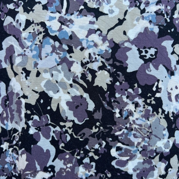 LOGO by Lori Goldstein Multi Color Floral Tunic Top Sz 1X - Picture 7 of 8